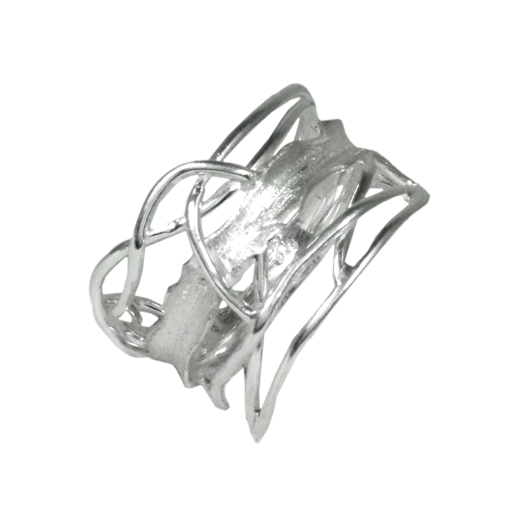 Edge Ring - White Rhodium