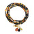 Multi Gemstone Necklace/Wrapped Bracelet with Spinel, Hessonite, Zircon in Gold