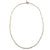 Graduated White Opal Gemstone Gold Necklace