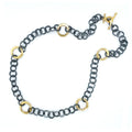 Handmade Chain - Black and Gold Large - Q Evon Fine Jewelry