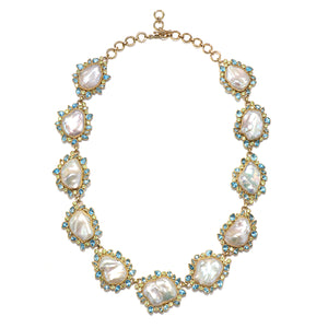 Dream of Moorea - 14k Gold and Baroque Pearl Necklace