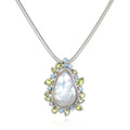 Dream of Moorea - Silver and Baroque Pearl Pendant - Q Evon Fine Jewelry