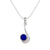 Deco Moderne Lapis Pendant