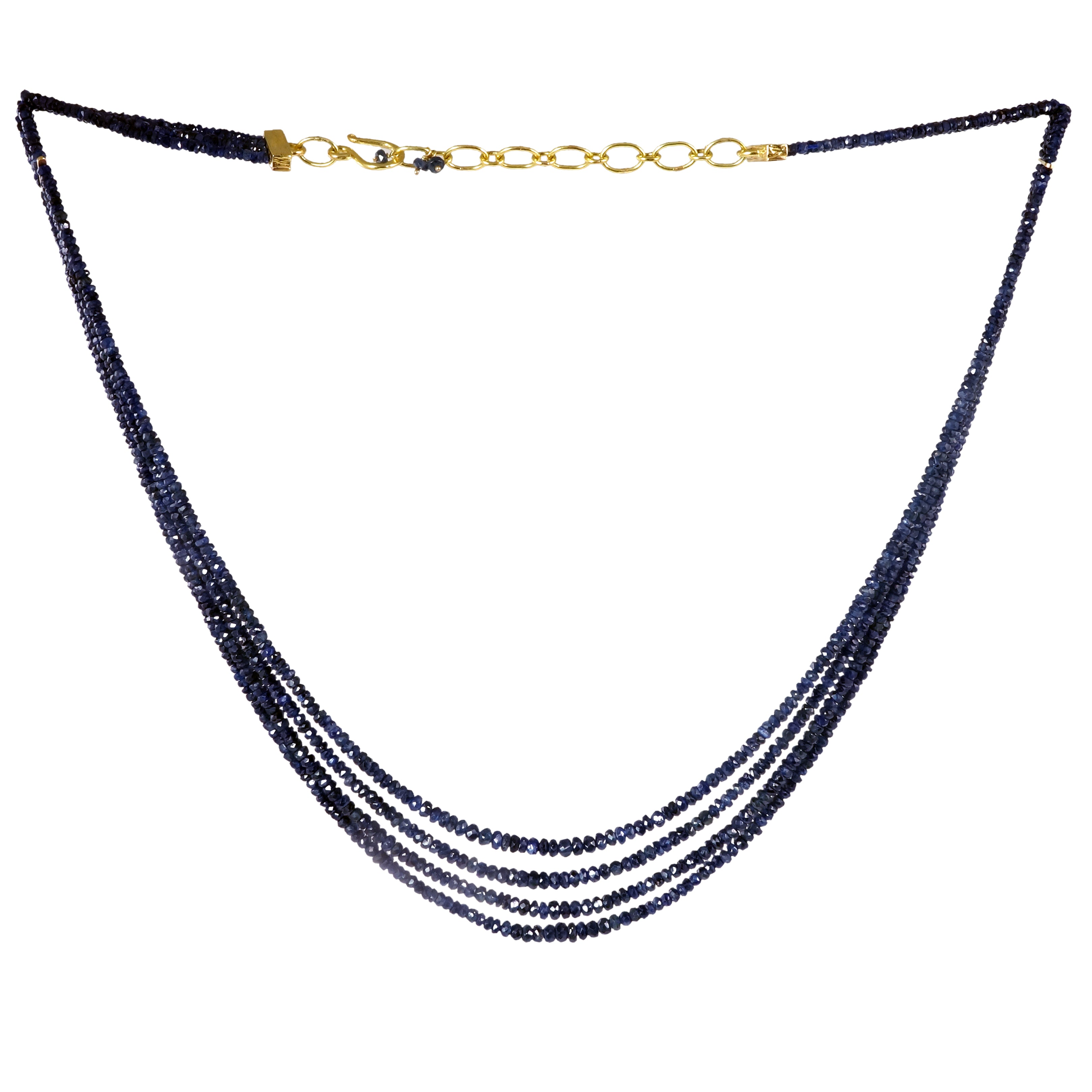 Amazon.com: Mystic Self Blue Sapphire Necklace Semi Precious Crystal  Healing Gemstone Beaded Handmade Fashion Jewelry Gift for Women and Girls:  Clothing, Shoes & Jewelry
