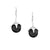Jester Cap Earrings - Silver, Black Onyx
