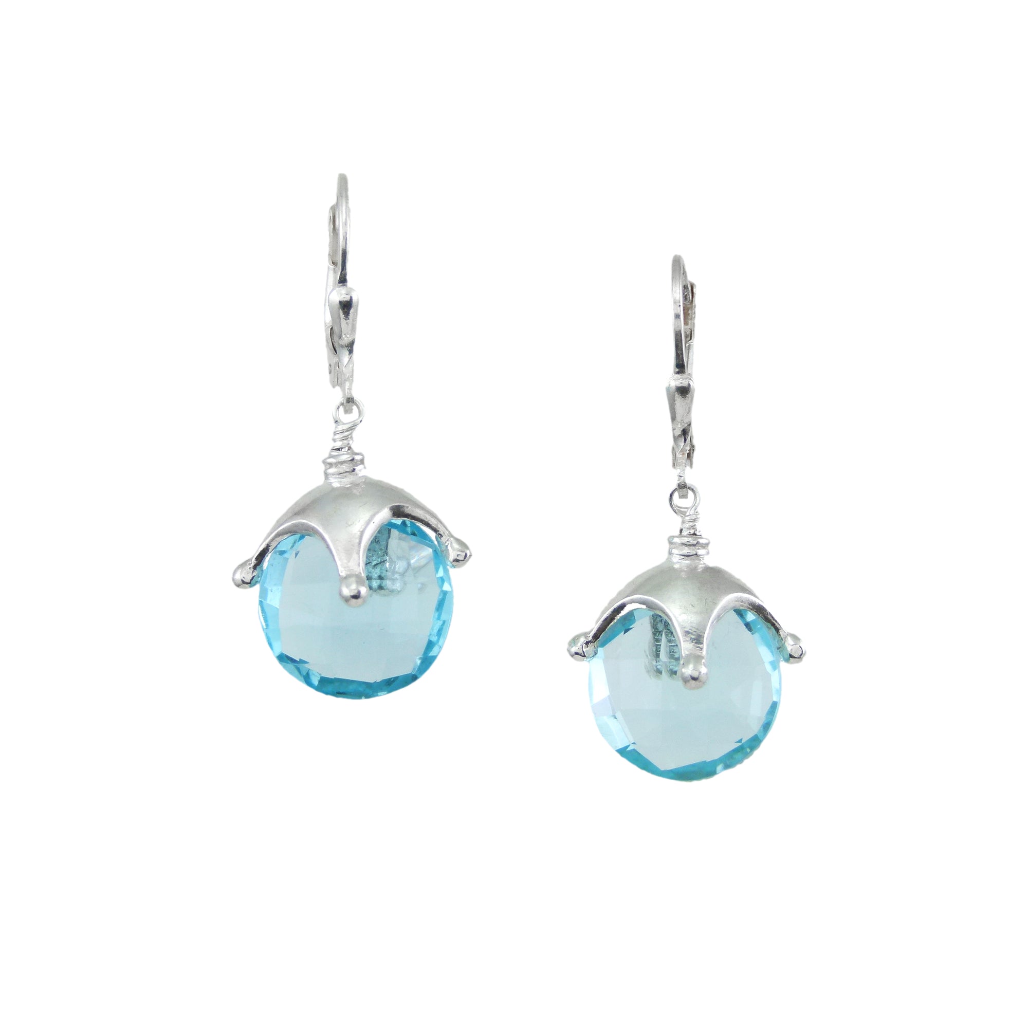 Jester Cap Earrings - Silver