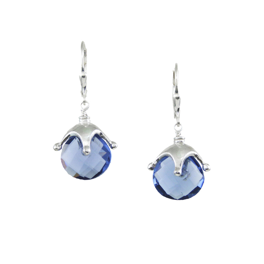 Jester Cap Earrings - Silver