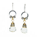 Drop Earrings - Rock Crystal (Large) - Q Evon Fine Jewelry