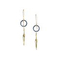 Black and Gold Spike Earrings - Q Evon Fine Jewelry