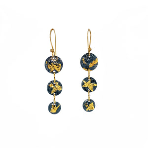 Keum-Boo Triple Disk Earrings - Small