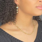 Keum-Boo Multi Disk Black & Gold Earrings