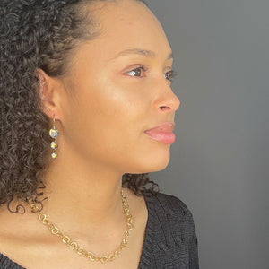 Keum-Boo Triple Disk Earrings - Small