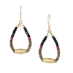 Spinel, Ruby and Gold Earrings - Q Evon Fine Jewelry