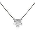 3 Tab Necklace - Silver