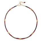 Spinel, Ruby and Gold Necklace