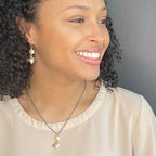 Gold Disc and Gemstone Pura Vida Earrings - Q Evon Fine Jewelry