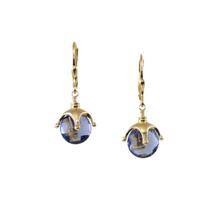 Jester Cap Earrings - Small, Gold