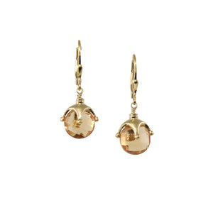 Jester Cap Earrings - Small, Gold