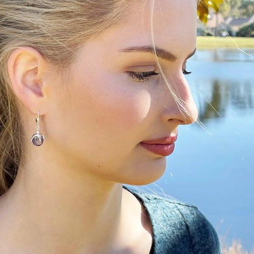 Jester Cap Earrings - Small, Silver - Q Evon Fine Jewelry