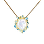 Dream of Moorea - 14k Gold and Baroque Pearl Pendant - Q Evon Fine Jewelry