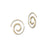 Swirl Hoops 18k Vermeil