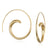 Swirl Hoops 18k Vermeil