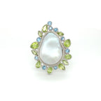 Dream of Moorea - Silver and Baroque Pearl Ring