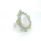Dream of Moorea - Silver and Baroque Pearl Ring