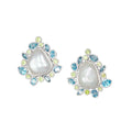 Dream of Moorea - Silver and Baroque Pearl Earrings - Q Evon Fine Jewelry