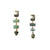 18k Vermeil Asymmetrical Green Tourmalines