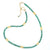 Emerald and Handmade Bead Necklace