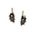 Deep Red Sapphires, Small Gold