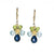Earrings - Gemstone Flowers