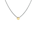 Acid Etched Gold Disc, Small - Q Evon Fine Jewelry