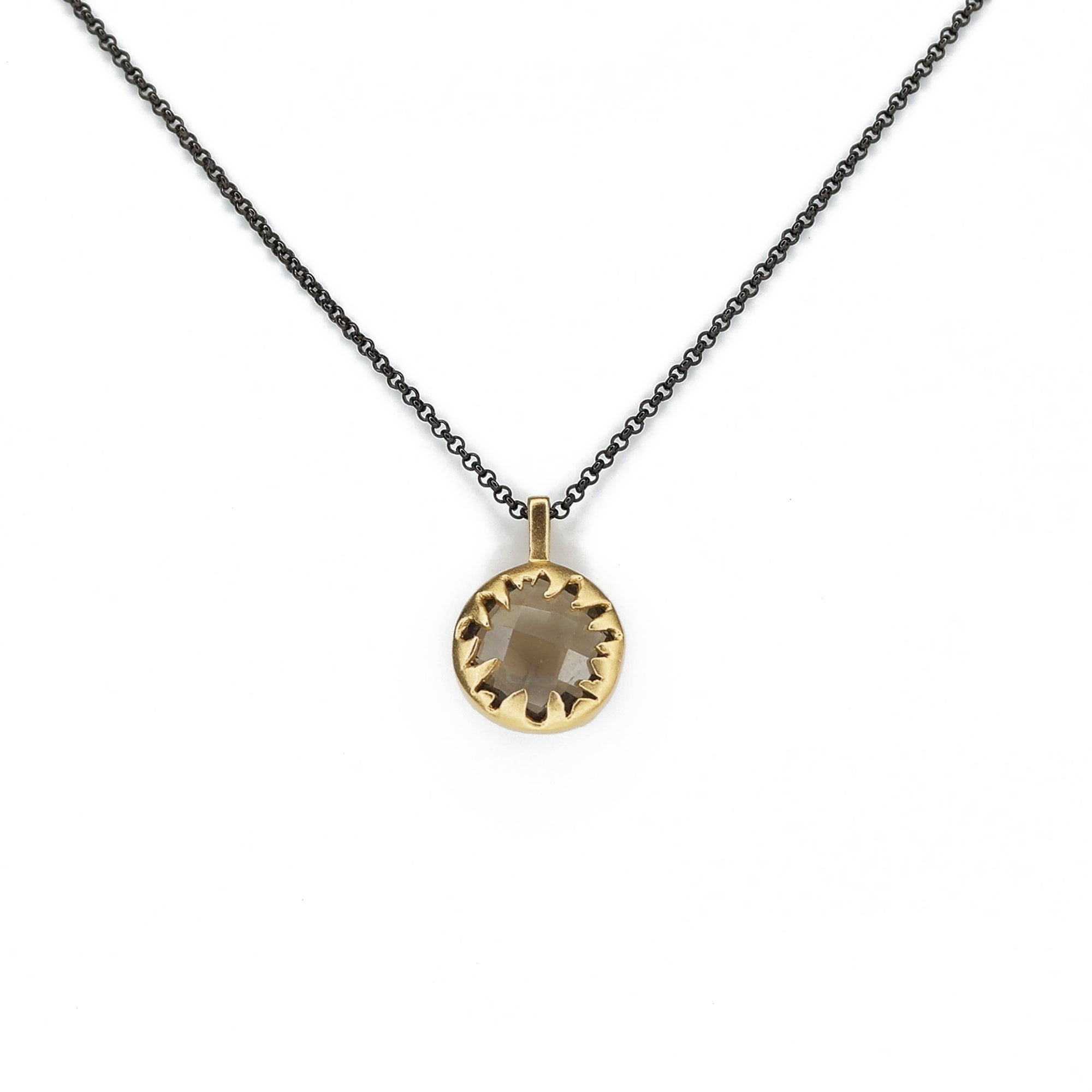Bonbon Reversible Sunburst - Smoky Quartz