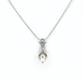 Jester Cap Teardrop Pearl, Silver - Q Evon Fine Jewelry