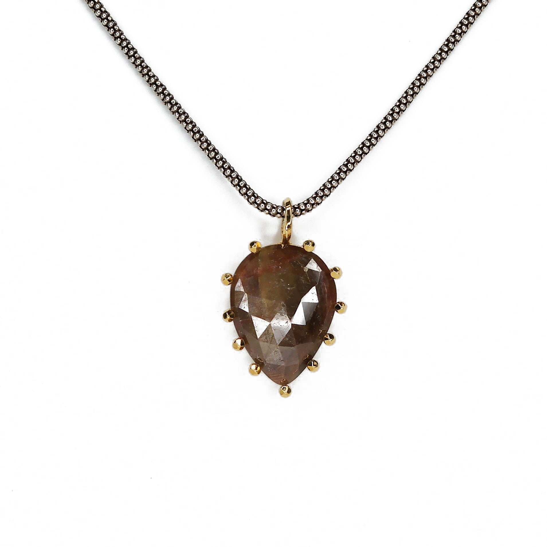 Bronze Sapphire Pendant