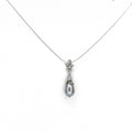 Lily Cap Teardrop Pearl, Dove Gray - Q Evon Fine Jewelry