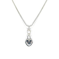 Heart & Pearl Drop Pendant - Q Evon Fine Jewelry
