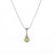 Checkerboard Cut Lemon Quartz Pendant