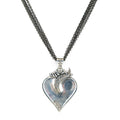 Classic Flaming Heart Pendant