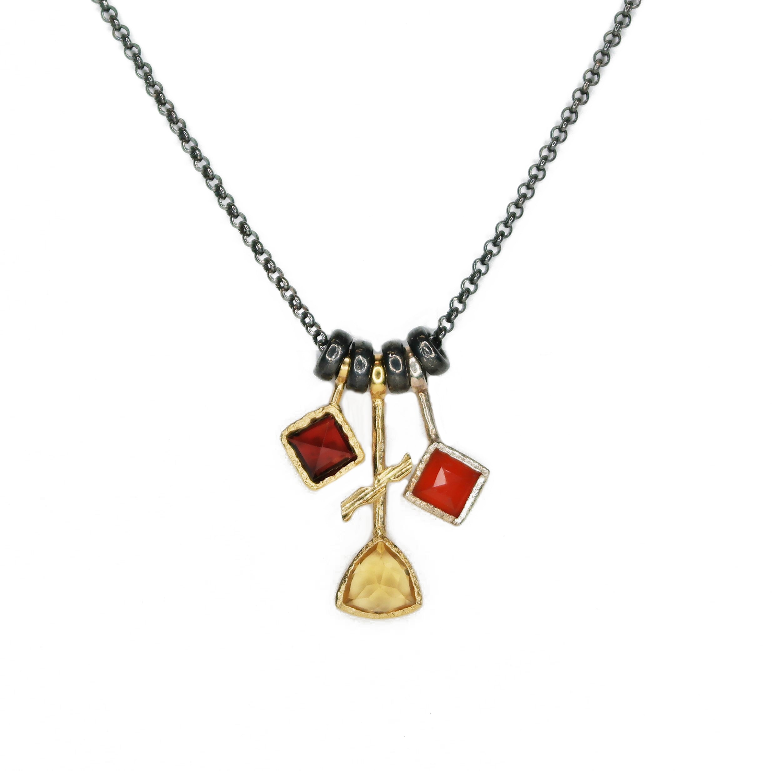 Petal Necklace with Mandarin