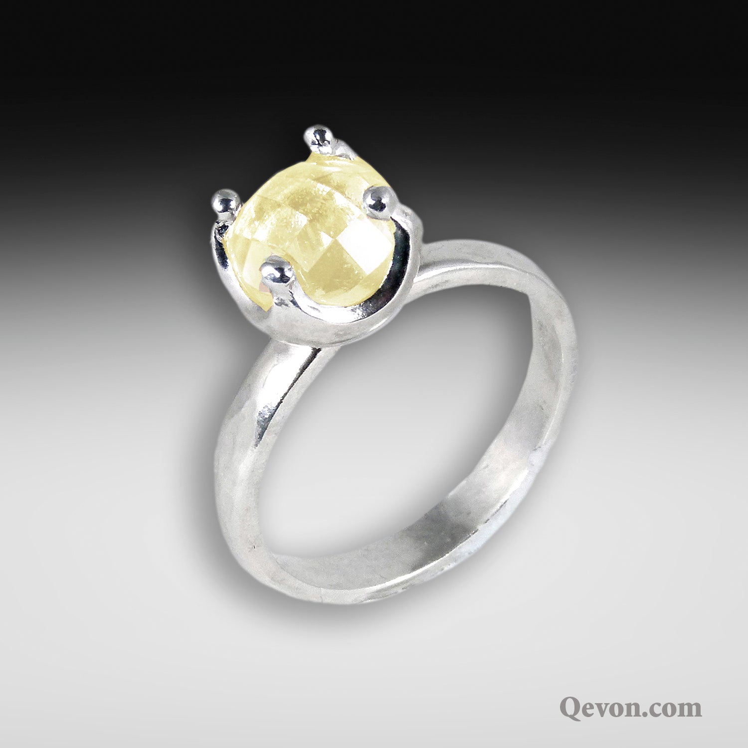 Bonbon Ring - Lemon Quartz Gumball