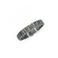 Etched Band of Oxidized Sterling Silver - Q Evon Fine Jewelry