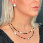 Pearl Spinel and Gold Necklace - Q Evon Fine Jewelry