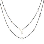 Pearl Spinel and Gold Necklace - Q Evon Fine Jewelry