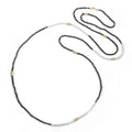Spinel and Pearl Necklace with Gold Beads - Q Evon Fine Jewelry
