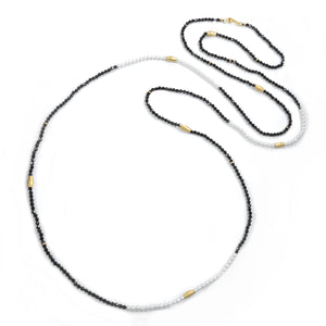 Spinel and Pearl Necklace