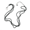Triple Strand of Shimmering Black Spinel - Q Evon Fine Jewelry